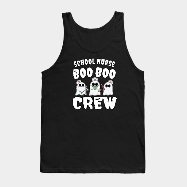 School Nurse BOO BOO Crew Tank Top by Duds4Fun
